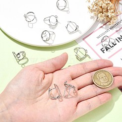 10Pcs Adjustable Brass Rings&nbsp;RJEW-CJ0001-01P