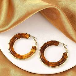 304 Stainless Steel Hoop Earrings For Women&nbsp;EJEW-B113-02G-03