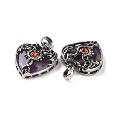 Natural Amethyst Pendants&nbsp;G-A207-01AS-09