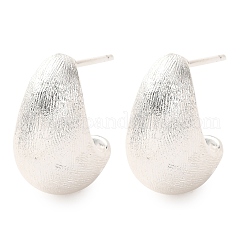Brass Teardrop Stud Earrings&nbsp;EJEW-A143-13S