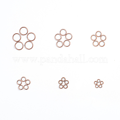Brass Open Jump Rings&nbsp;KK-JQ0001-01R