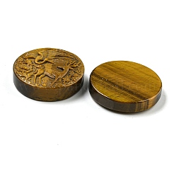 Natural Tiger Eye Carved Cabochons&nbsp;G-U006-04