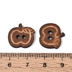 Apple Wood Buttons&nbsp;BUTT-T013-14A