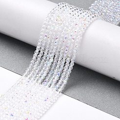 Electroplate Glass Beads Strands&nbsp;GLAA-H021-01A-AB01