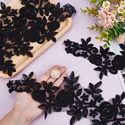 Water-soluble Embroidery Cloth Sew on Patches&nbsp;DIY-WH0622-240