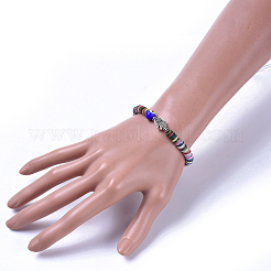 Polymer Clay Heishi Beads Beads Stretch Bracelets&nbsp;BJEW-JB04449-02