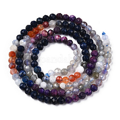 Natural Mixed Gemstone Beads Strands&nbsp;G-D080-A01-02-04