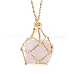 304 Stainless Steel Macrame Pouch Empty Stone Holder Necklace Making&nbsp;NJEW-JN05237-02