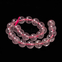 Natural Rose Quartz Beads Strands&nbsp;G-C076-8mm-3