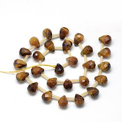 Natural Tiger Eye Beads Strands&nbsp;G-R435-15E