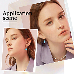 30Pcs Brass Dangle Earring Findings&nbsp;KK-BBC0008-54