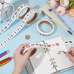 4Rolls 4 Styles Paper Self-adhesive Stickers&nbsp;DIY-OC0015-09