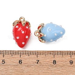 Opaque & Transparent Resin Pendants&nbsp;RE-CBA014D-01G