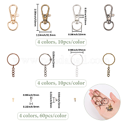DIY Keychian Jewelry Making Finding Kits&nbsp;DIY-SP0003-24