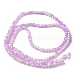 Crackle Glass Beads Strands&nbsp;LS-GLAA-U001-4mm-04