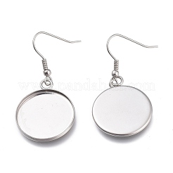 Tarnish Resistant 304 Stainless Steel Earring Hooks&nbsp;X-STAS-H114-02P