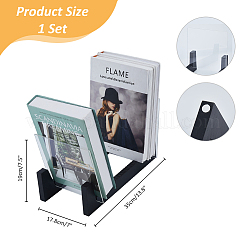 Foldable Acrylic Record Album Display Stands&nbsp;ODIS-WH0086-118B