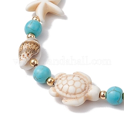 Shell Beaded Bracelets&nbsp;BJEW-TA00589-02