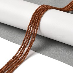 Synthetic Goldstone Beads Strands&nbsp;X-G-B090-A08-01
