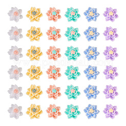 120Pcs 6 Colors Opaque Resin Cabochons&nbsp;CRES-TA0001-28