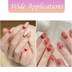 7 Sheets 7 Styles Valentine's Day Theme Paper Nail Art Sticker&nbsp;DIY-CJ0002-86