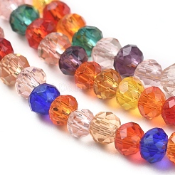 Transparent Glass Beads Strands&nbsp;GLAA-E415-04