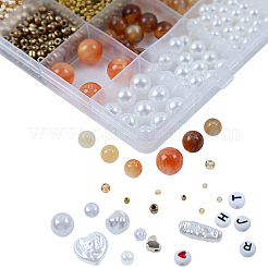 DIY 28 Style Resin & Acrylic & ABS Beads Jewelry Making Finding Kit&nbsp;DIY-NB0012-03I