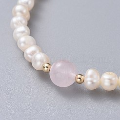 Stretch Grade A Natural Freshwater Pearl Bracelets&nbsp;X-BJEW-JB04623-01
