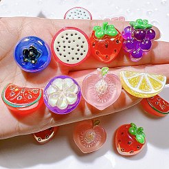 Opaque Resin Cabochons&nbsp;PW-WGFB41B-01