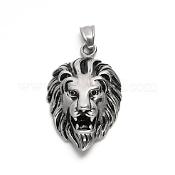 Lion Retro 304 Stainless Steel Pendants&nbsp;STAS-F011-38