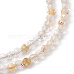 Natural Rutilated Quartz Beaded Necklaces&nbsp;NJEW-JN02990-05