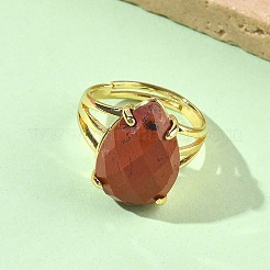 Brass Cuff Open Rings&nbsp;RJEW-D347-04G