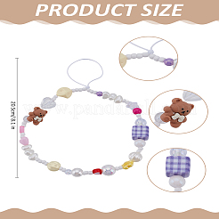 1Pc Plastic Mobile Straps for Women&nbsp;AJEW-LP0004-84