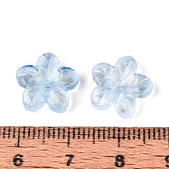Baking Paint Transparent Glass Beads&nbsp;DGLA-N014-08A-08
