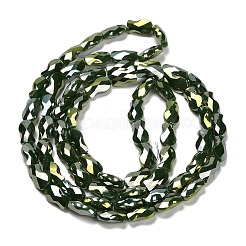 Electroplate Glass Beads Strands&nbsp;EGLA-P066-01A-AB02