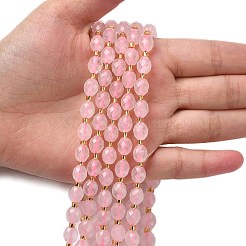 Natural Rose Quartz Beads Strands&nbsp;G-F809-A15-01