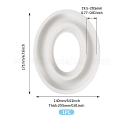 1Pc Plastic Oval Bobbin Holder&nbsp;AJEW-TA0003-08C