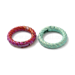 Spray Painted Alloy Spring Gate Ring&nbsp;PALLOY-H131-09