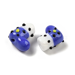 Handmade Lampwork Bumpy Beads Strands&nbsp;LAMP-U001-01F-1