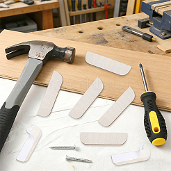 16Pcs Plywood Door Edge Hole Filler Plate&nbsp;DIY-CP0014-15C