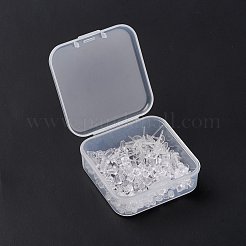 100Pcs Plastic Stud Earring Findings&nbsp;KY-FS0001-04