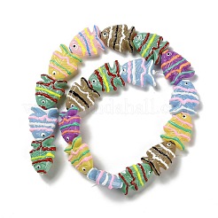 Painted Glass Beads&nbsp;X1-LAMP-I032-01