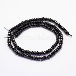 Natural Black Spinel Beads Beads Strands&nbsp;G-F460-19
