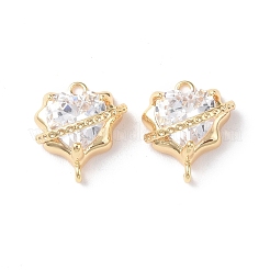 Brass Connector Charms&nbsp;KK-I702-22G