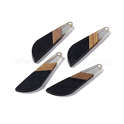 Opaque Resin & Walnut Wood Big Pendants&nbsp;RESI-M027-07E