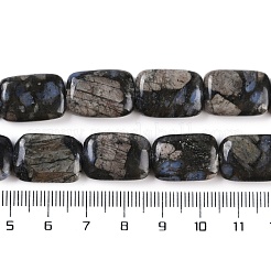 Natural Glaucophane Beads Strands&nbsp;G-C141-C01-03