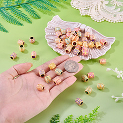 50Pcs Acrylic Hair Coil Cuffs&nbsp;AJEW-TA0003-23