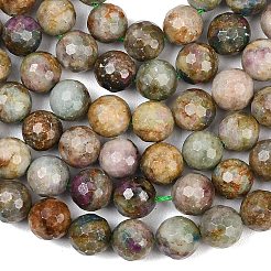 Natural Red Corundum Beads Strands&nbsp;G-K405-A01-7.5-8mm