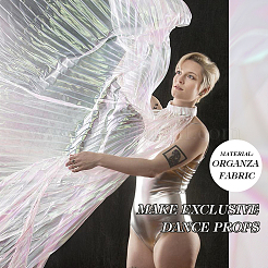 Laser Gauze Fabric&nbsp;DIY-WH0308-421C