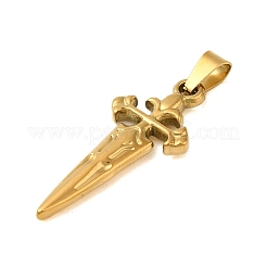 Ion Plating(IP) 304 Stainless Steel Pendants&nbsp;X-STAS-C103-38G